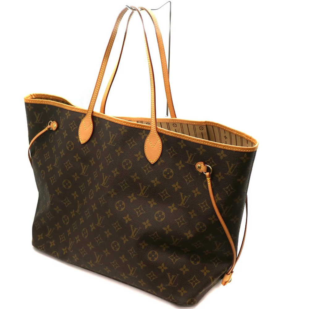 LOUIS VUITTON Neverfull Monogram Canvas Brown Tote Bag - Picture 1 of 10